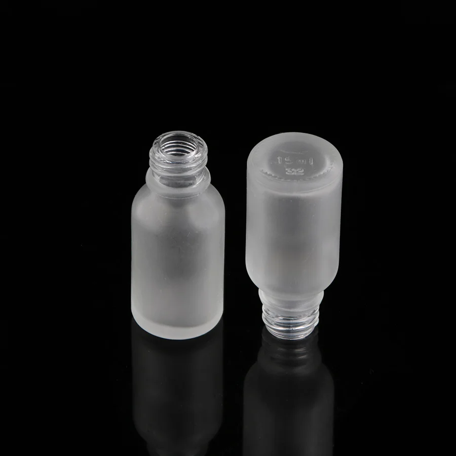 Merx Beauty оптовая продажа 20 шт. 15 мл матовый флакон с пипеткой стеклянный пустые