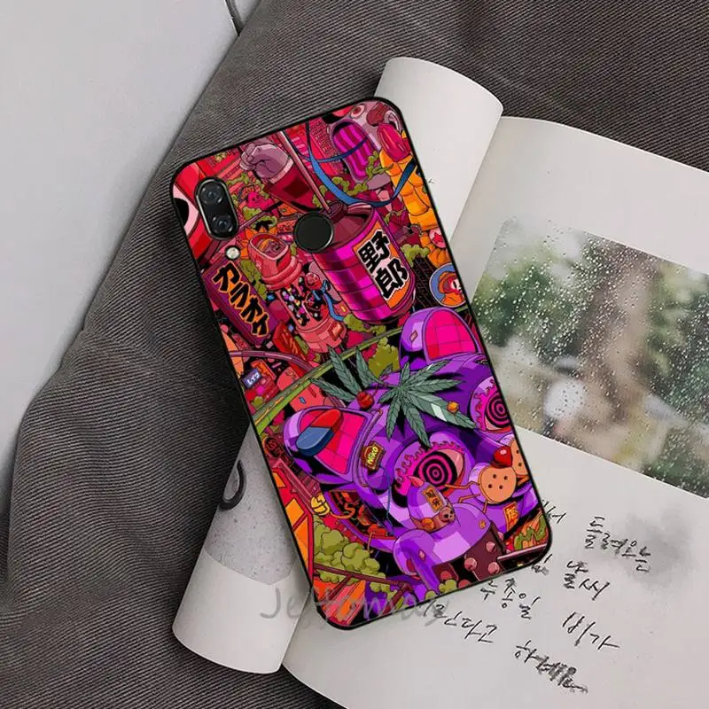

Japanese pub wave Anime Dragon Phone Case For Xiaomi Redmi Note 4 4x 5 6 7 8 pro S2 PLUS 6A PRO