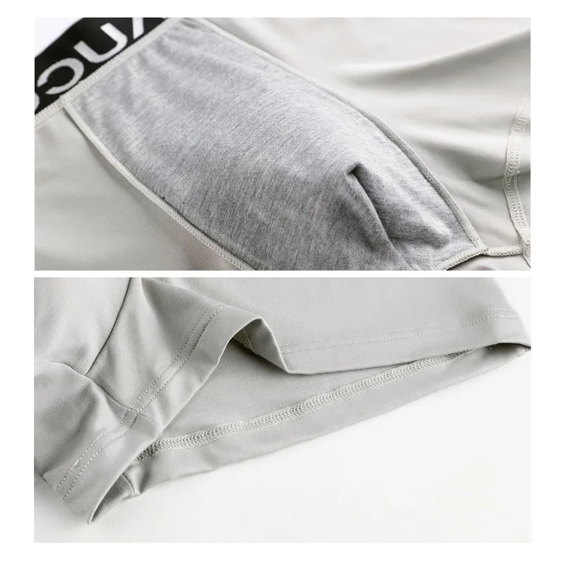 Мужские пикантные мягкие удобные повседневные боксеры дышащее нижнее белье из