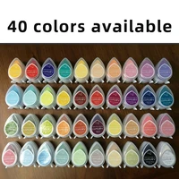 40colors ink pad diy scrapbooking stamp inkpads vintage craft colorful inkpad stamps sealing for decoration paper card