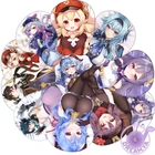 3d-коврик для мыши Klee Zhongli Xiao Ganyu с аниме-рисунком Genshin, мультяшный коврик для мыши, силиконовый коврик для рук и запястья, коврик для мыши, подарок для игр