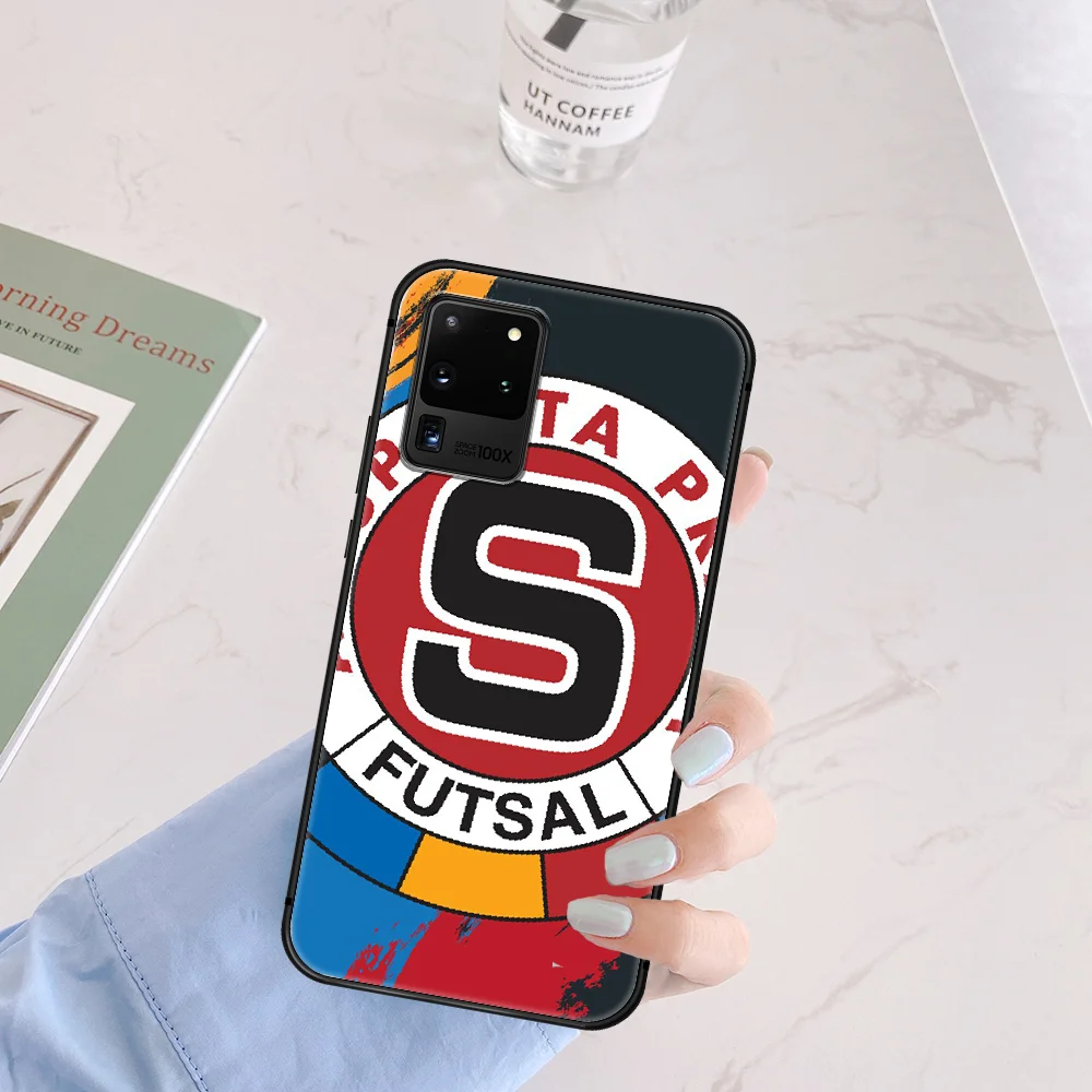 

Sparta Prahas Soccer Phone Case Cover Hull For Samsung Galaxy S 6 7 8 9 10 e 20 Edge Uitra Note 8 9 10 Plus black Cover Soft