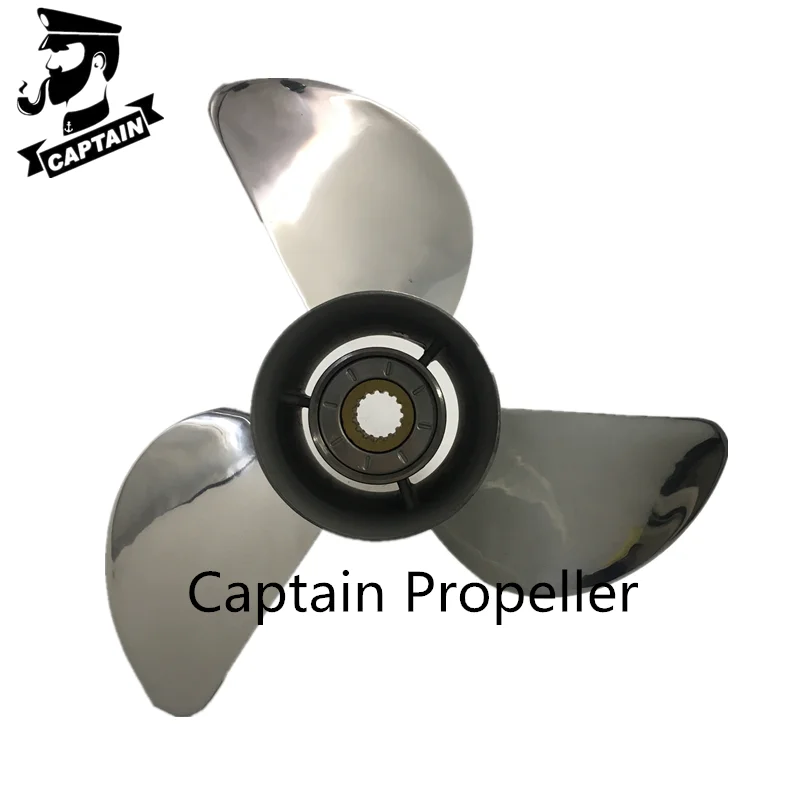 Подвесной пропеллер Captain Propeller 13 7/8x17 подходит для подвесных двигателей Tohatsu 60C 70C