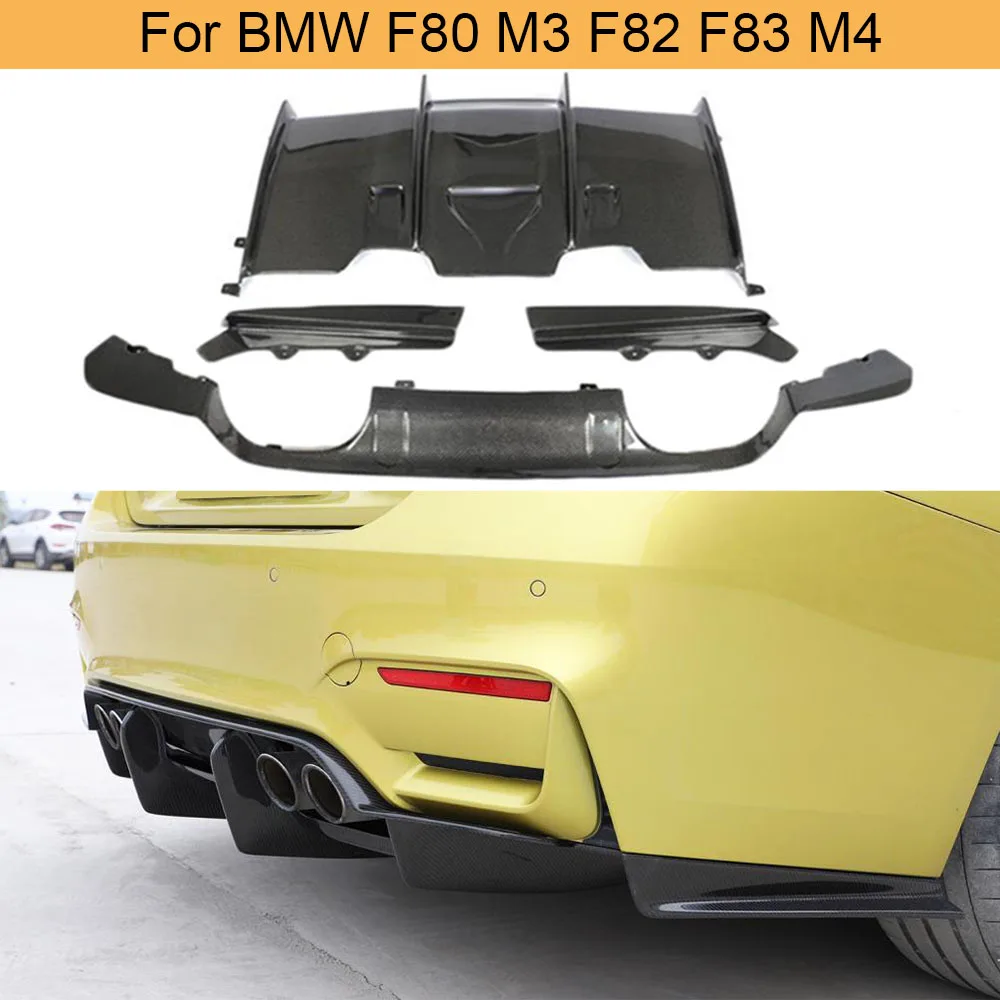 Спойлер для заднего бампера диффузор BMW F80 M3 F82 F83 M4 2014 2019|Амортизаторы| |
