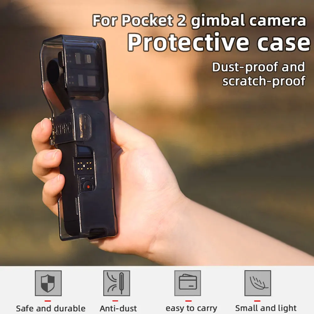 

Protective Cover Box Compatible With DJI OSMO POCKET 2 Portable Storage Carrying Case Anti Lost Lanyard Handheld Gimbal Camera