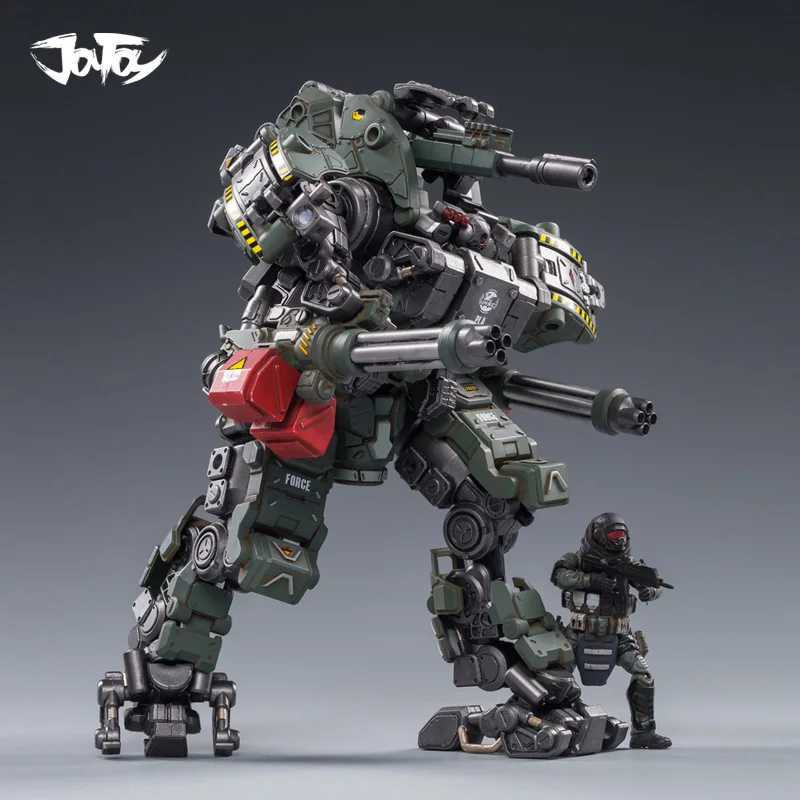 JOYTOY фигурка H05 робот 23 см 1/25 масштаб коллекционный зеленый цвет стальной кости