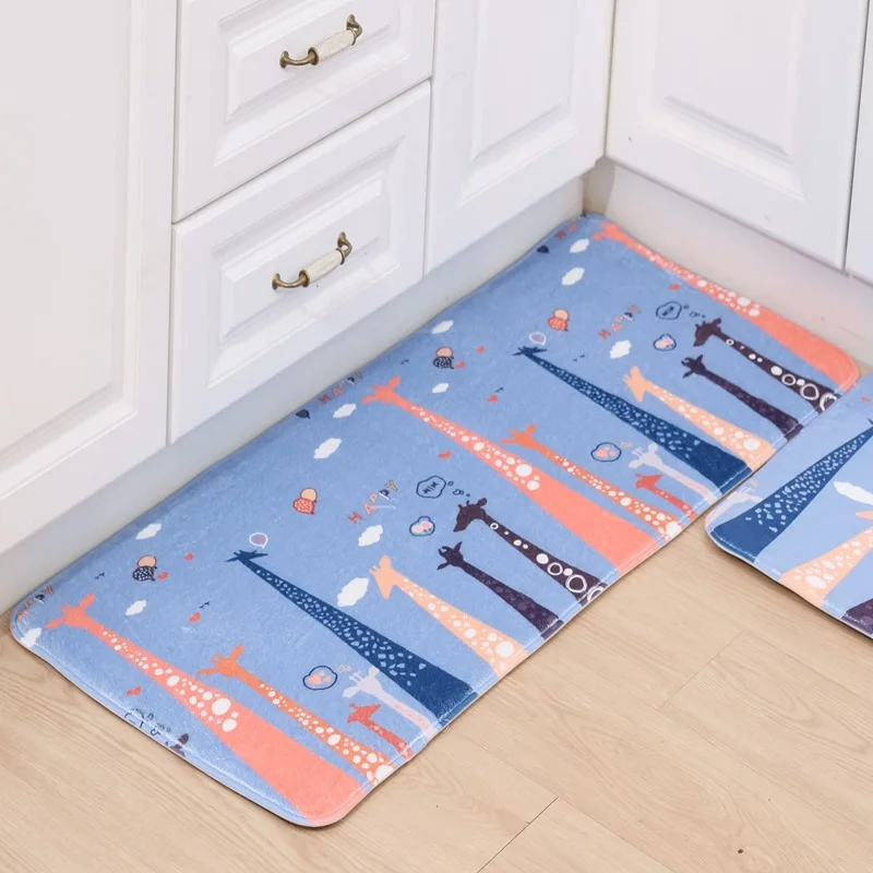 Новый мультяшный Коврик для двери напольный коврик нескользящий
