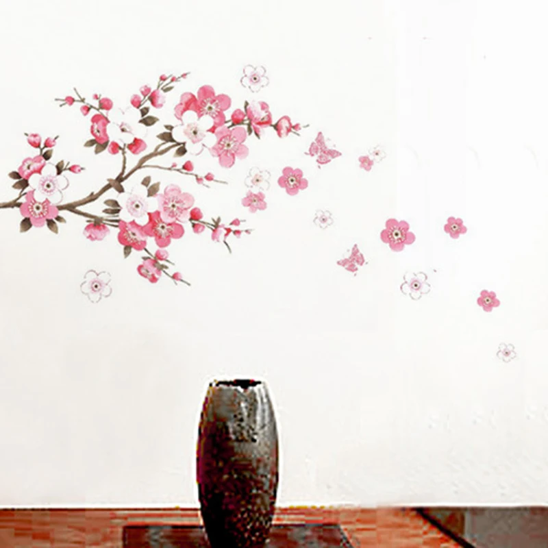 Настенная Наклейка цветочный узор домашний декор красивая фотография сделай сам