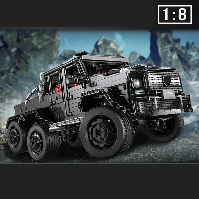 3300 шт. техника автомобиль 6X6 G63 внедорожный модель автомобиля SUV строительные