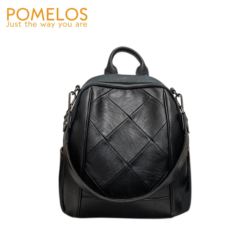 Женский рюкзак из спилка POMELOS Модный маленький дорожный в Корейском стиле