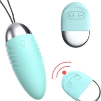 female wireless variable frequency remote control masturbator vibrator jump egg vagina ball massager adult flirting toy