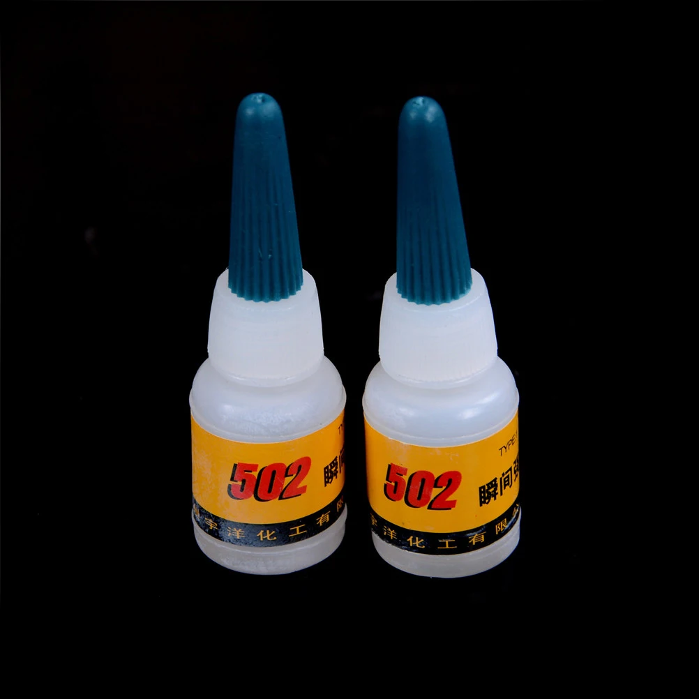

2Pcs/lot 502 Super Glue Instant Quick-drying Cyanoacrylate Adhesive Strong Bond Fast Crafts Repair New Arrival