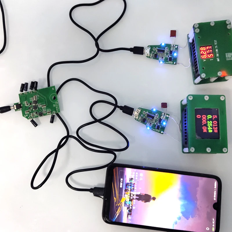 VEEAII Беспроводная зарядка 5 Вт PCBA DIY power bank для iphone 8 plus 7Qi Беспроводное зарядное