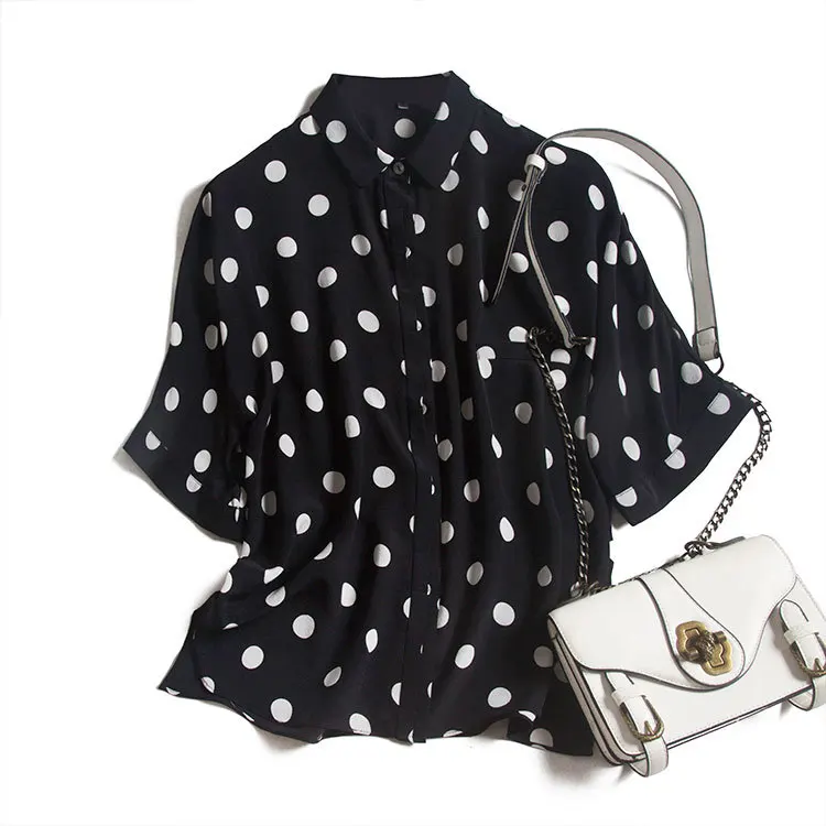 Birdsky 1 предмет летняя натуральный чистый шелк тутового женская рубашка блуза