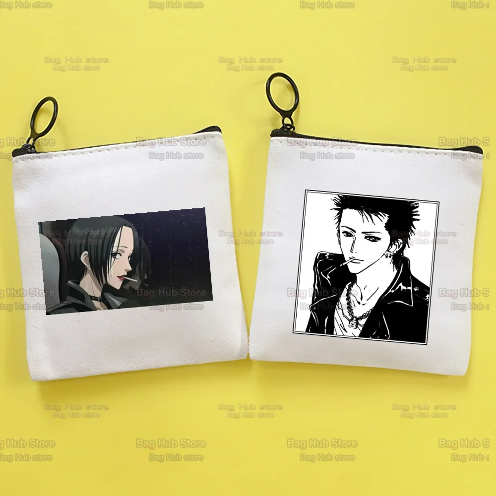 

Японское аниме Осаки Нана Харадзюку Нана графика женские холщовые маленькие сумки на молнии для монет мини держатель для монет кошелек для ...