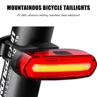 durable bike taillight skillful manufacture mountain bicycle rear lighting usb rechargeable night cycling bike induction lamp