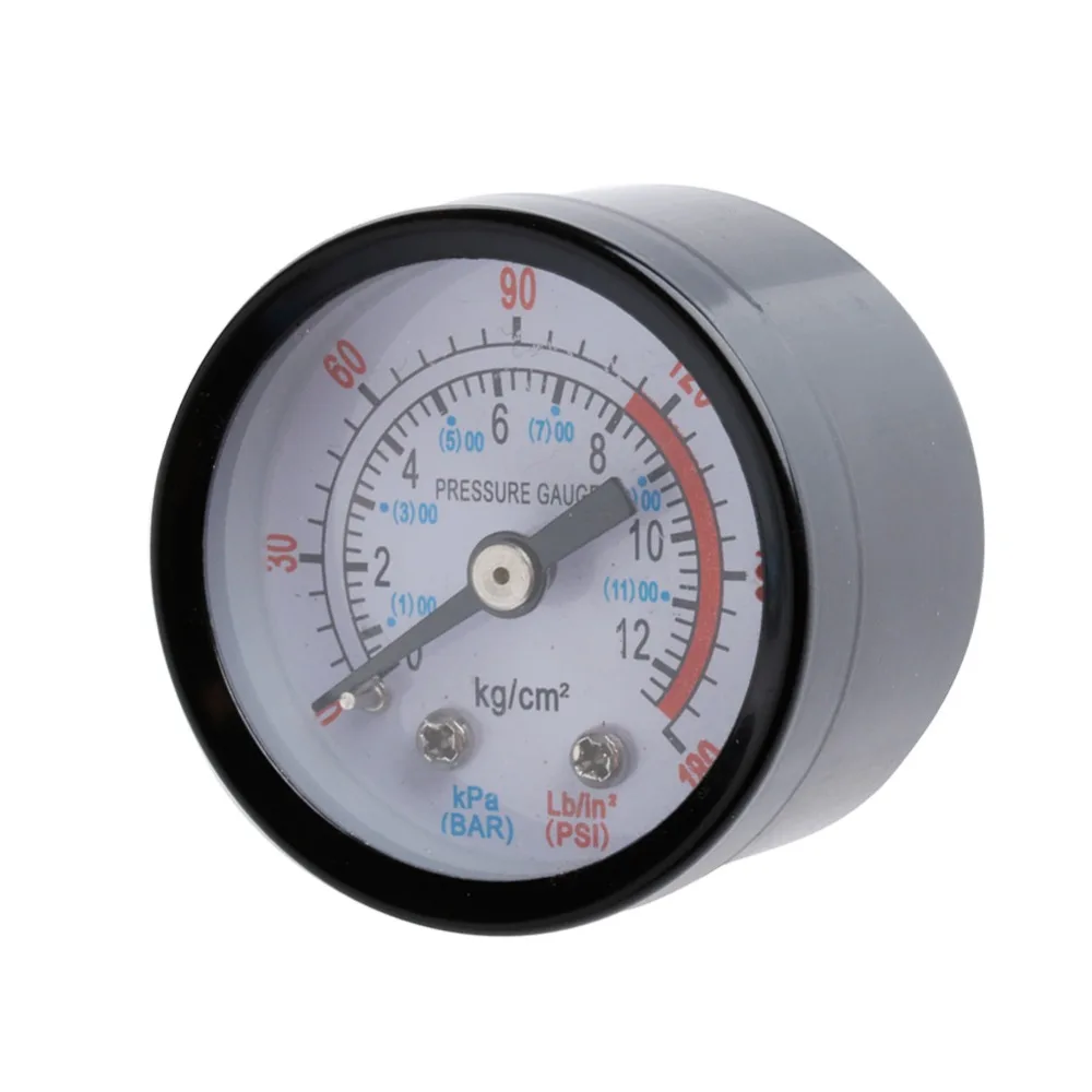 

Air Compressor Pneumatic Hydraulic Fluid Pressure Gauge 0-12Bar 0-180PSI New