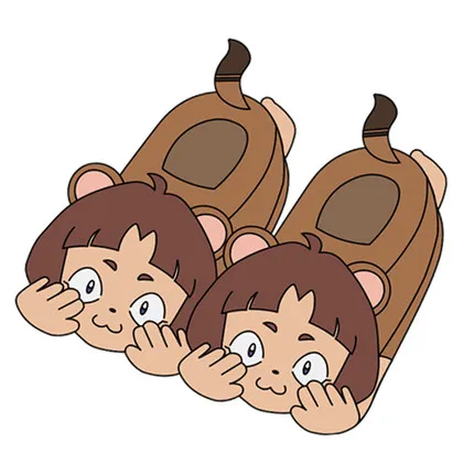 

Anime Winter Yashahime: Princess Half-Demon Children Indoor Slippers Toys Stuffed Toy Soft Plush #6492 Christmas Gift