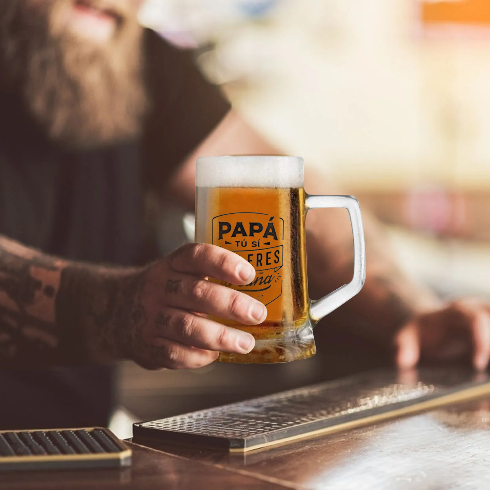 

Personalized Beer Mug The Best Father Gift For The Galaxy On Father's Day Healthy Drink Mug Tea Mugs Transparent Drinkware 2021