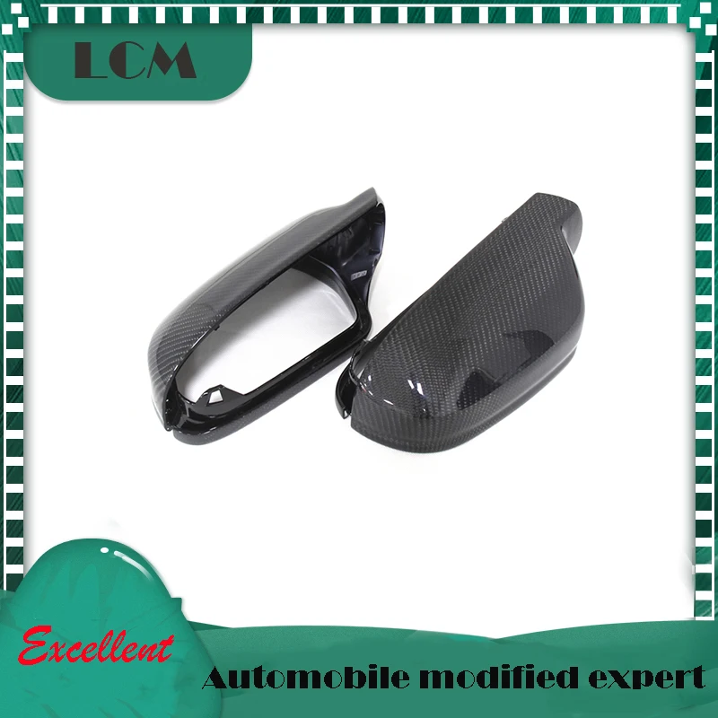

Add On/Replace Style Carbon Fiber Rear View Side Mirror 13-16 For Audi A4 B8.5 A3 A4L A5 S5 RS3 RS4 RS5 With/No Lane Assist Hole