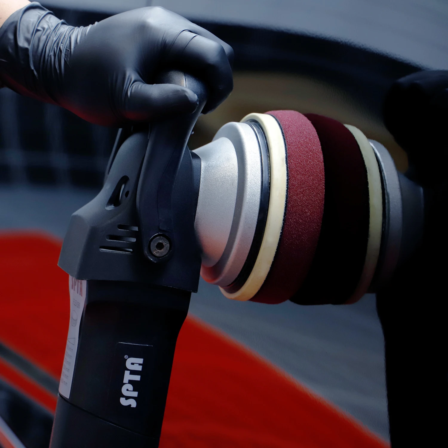 ЗИП 5 дюймов/6 дюймов 125 мм принудительное вращение полировщик двойного действия