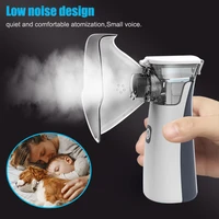 mini handheld portable nebulizer usb autoclean inhaler medical mesh atomizer silent steam cleaner device for kids adult health