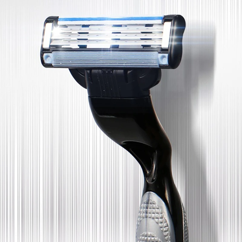 

Turbo! 24pcs/lot High quality Razor Blades,Compatible for Gillettee Mache 3 Machine Shaving Razor Blade for Men Face Care