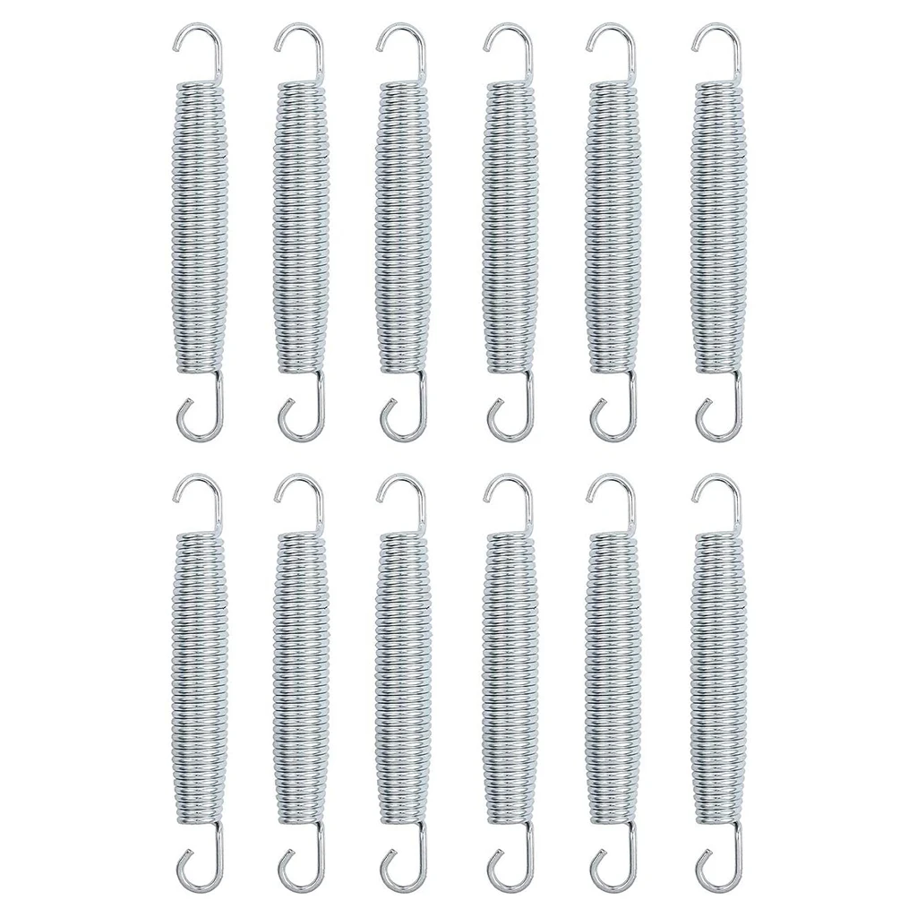 

12 шт. 5,5 "батут пружины набор сверхмощная гальванизированная Сталь высокая прочность на разрыв комплект для замены