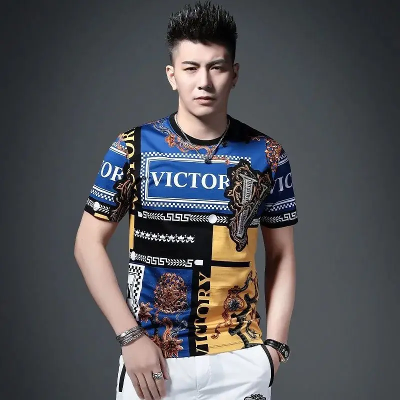 

Short sleeve T-shirt for men in spring and summer