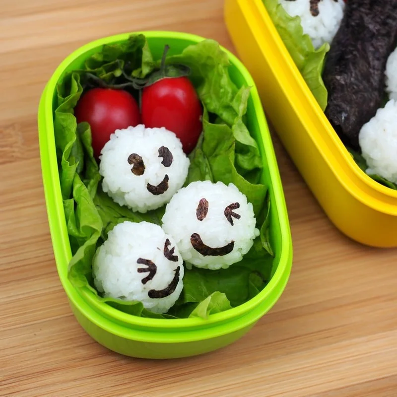 

Onigiri Mold Smiley Face, морские водоросли и морские водоросли, устройство для тиснения, Bento аксессуары, форма для риса, кухонные принадлежности, посуд...