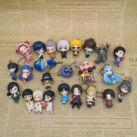 bandai action figure genuine anime surrounding gacha small pendants a variety of anime character pendants q version model toys