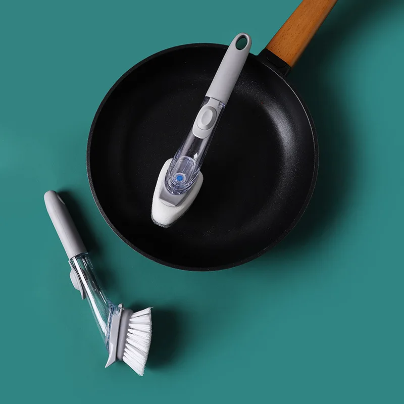 Щетка для мытья посуды с дозатором моющего средства | Дом и сад