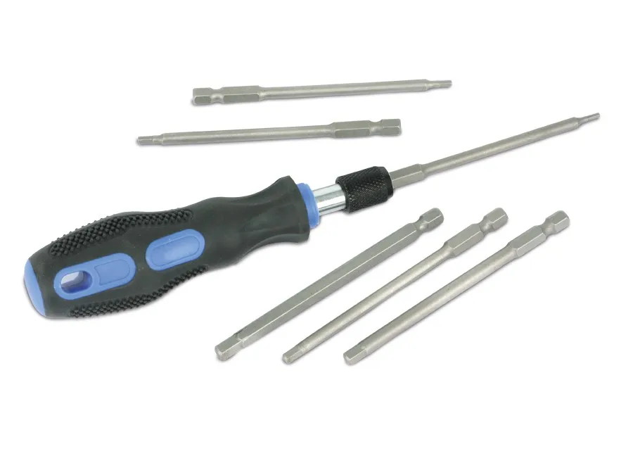 25 шт. набор магнитных отверток с держателем адаптера 100 мм длинные биты CRV