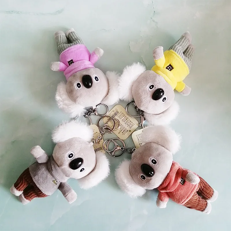 

2020 New arrival Cartoon Koala Plush Pendant Toy Doll Keychain Small Gift