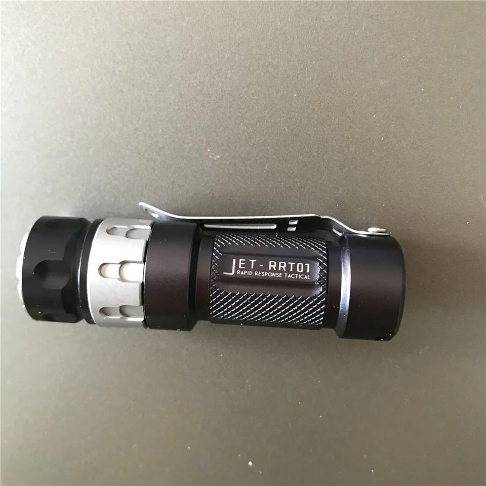 Jetbeam RRT01 Cree XPL светодиодный бесступенчатый Тактический светильник с затемнением, походный разведочный фонарь светильник с батареей Mirco USB 16340