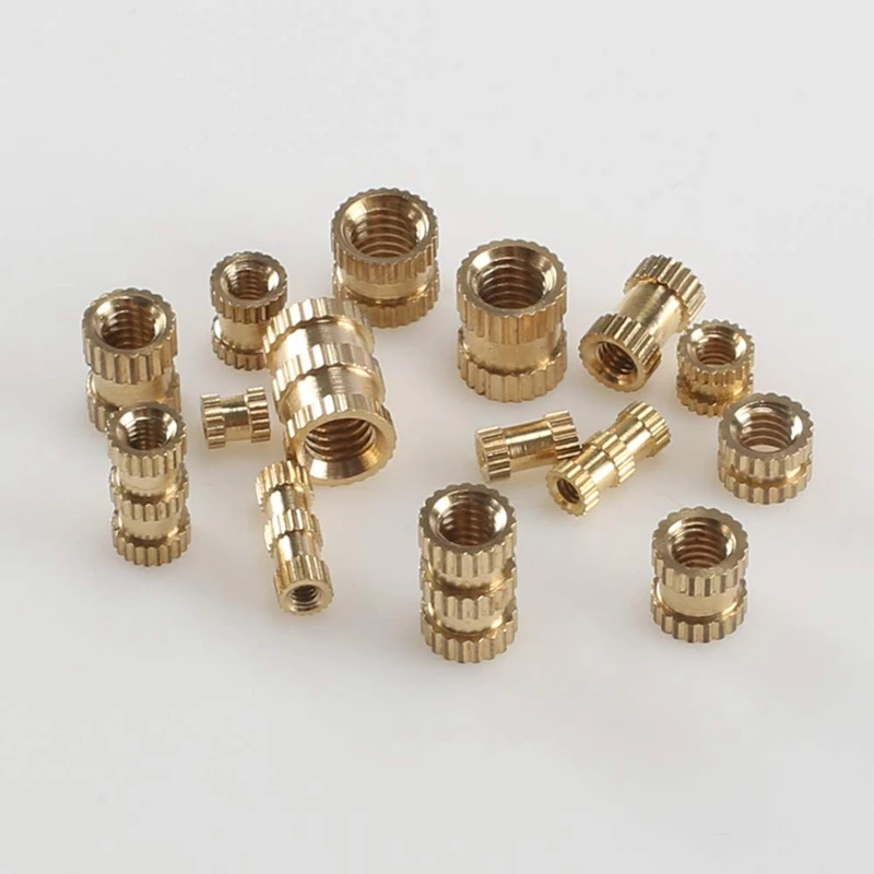 330Pcs Female Thread Knurled Nuts M2 M3 M4 M5 Brass Threaded Insert Round Injection Moulding Assortment Kit | Обустройство дома