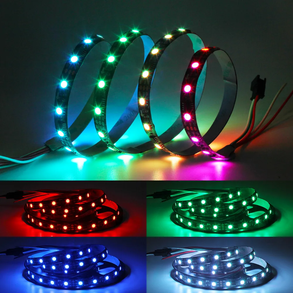 Адресная светодиодная лента для ПК 5 В 3 контакта ARGB Header чехол Asus Aura Sync Gigabyte RGB Fusion