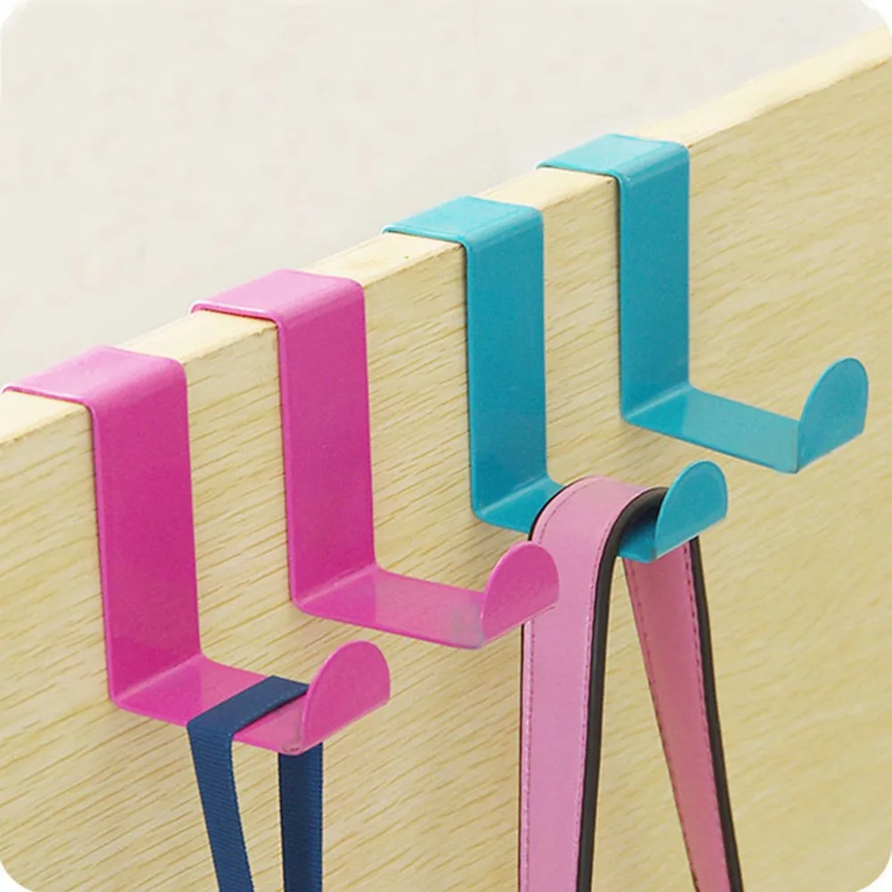 

Новый нержавеющий крючок на дверь, вешалка для кухни, шкафа, одежды, органайзер, держатель S-образной формы, крючки для всякой всячины, 2 шт./ло...