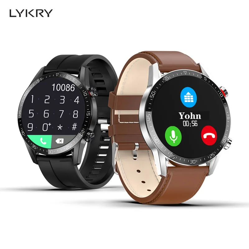 LYKRY L13 умные часы с сенсорным экраном для мужчин водонепроницаемые Bluetooth звонки