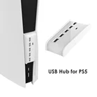 USB-разветвитель для PS5, 6 в 1, с 5 портами USB A + 1 портом USB C