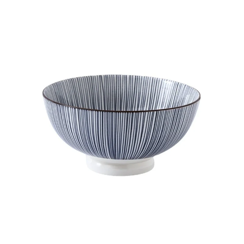 Удивительная цена новая японская полосатая серия керамической посуды бытовая