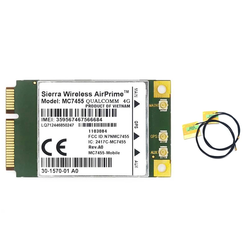 

MC7455 LTE 4G Card Mini PCI-E FDD-LTE TDD-LTE 4G Module Cat6 for Laptop 4G Internet Access Module Cat6 Network Card