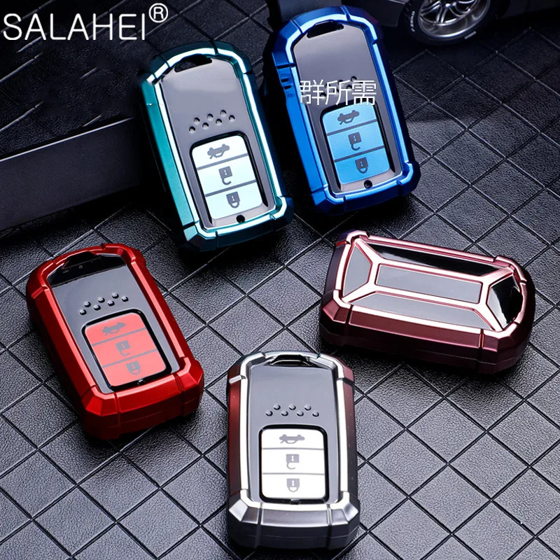 

TPU Car Smart Key Case Cover for Honda Civic Fit Accord Odyssey HRV CRV Insight Vezel Jade Pilot Protection Shell Accessories