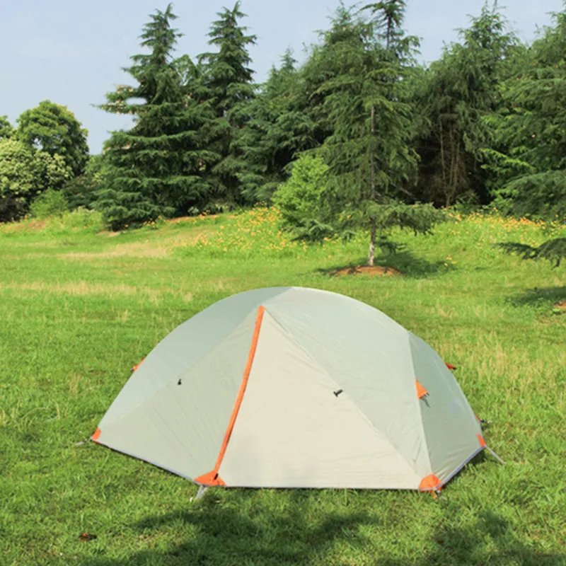 2 человек Сверхлегкий Алюминий полюс палатка для кемпинга на открытом воздухе