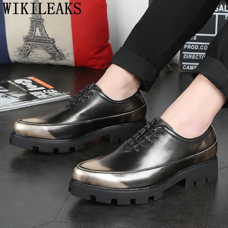 Туфли-оксфорды для мужчин свадебные туфли парикмахера итальянские Роскошные