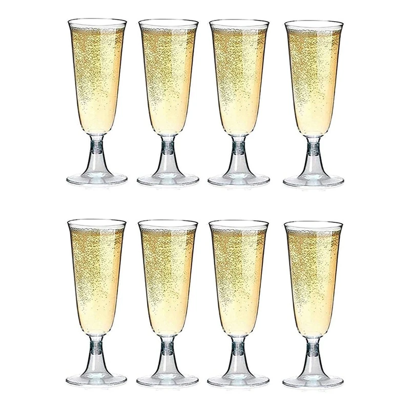 

Пластиковые бокалы для шампанского, одноразовые ударопрочные бокалы для шампанского, многоразовые бокалы для шампанского для вечеринок