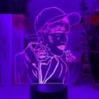 Американский рэпер Lil Peep светодиодный ночной Светильник Для Домашнее украшение красочный ночной Светильник подарок для любителей дропшиппинг 3D лампа в стиле знаменитостей