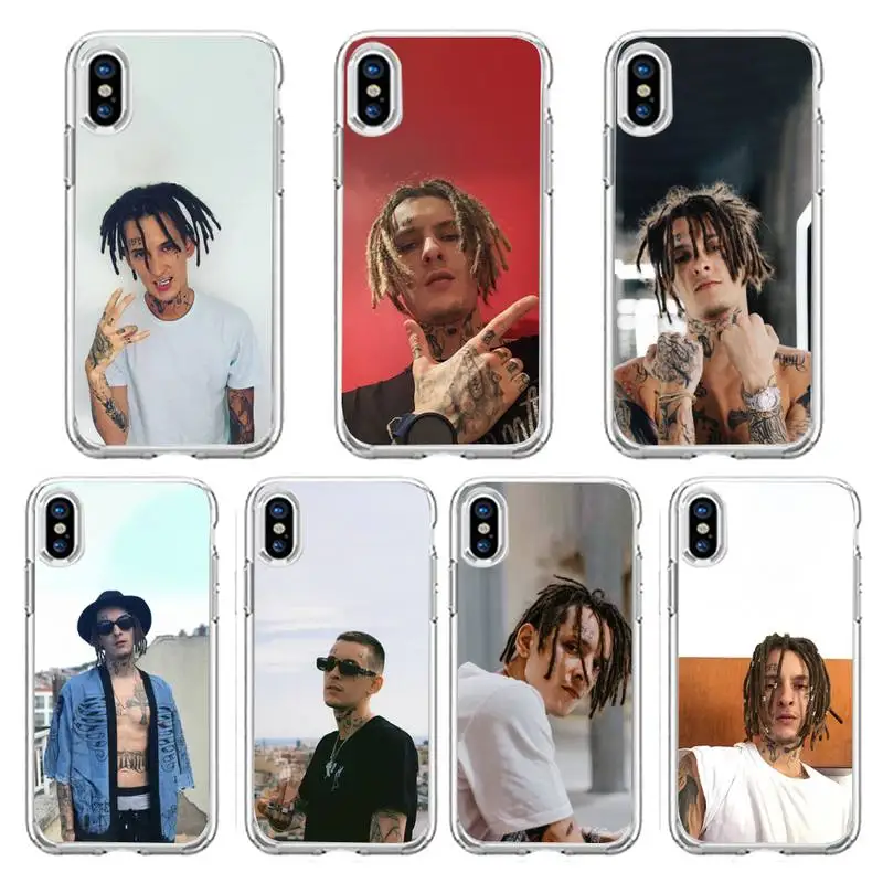

Russia Rapper Kizaru singer Phone Case Transparent soft For iphone 12 11 13 7 8 6 s plus x xs xr pro max mini