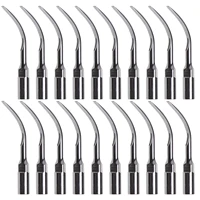 20pcs dental ultrasonic scaler scaling perio g6 tips compitable for emswoodpecker
