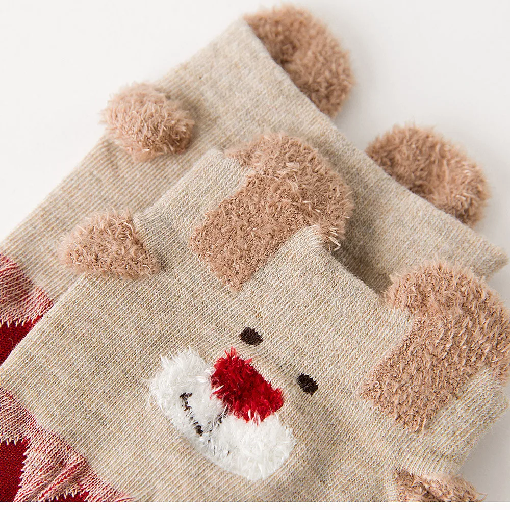 Для женщин милые носочки из натуральной кожи зимние теплые женские повседневное